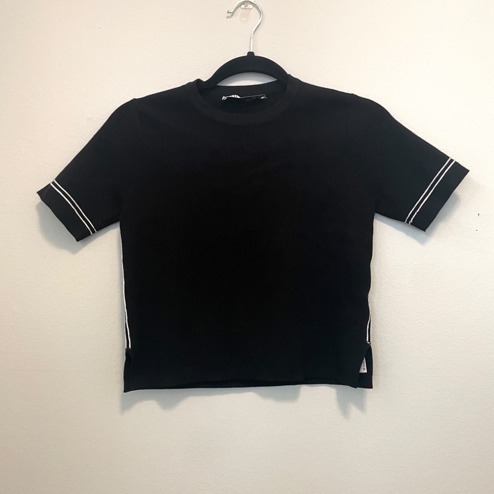 ZARA black boxy top